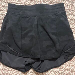lululemon athletica Black Camo Athletic Shorts